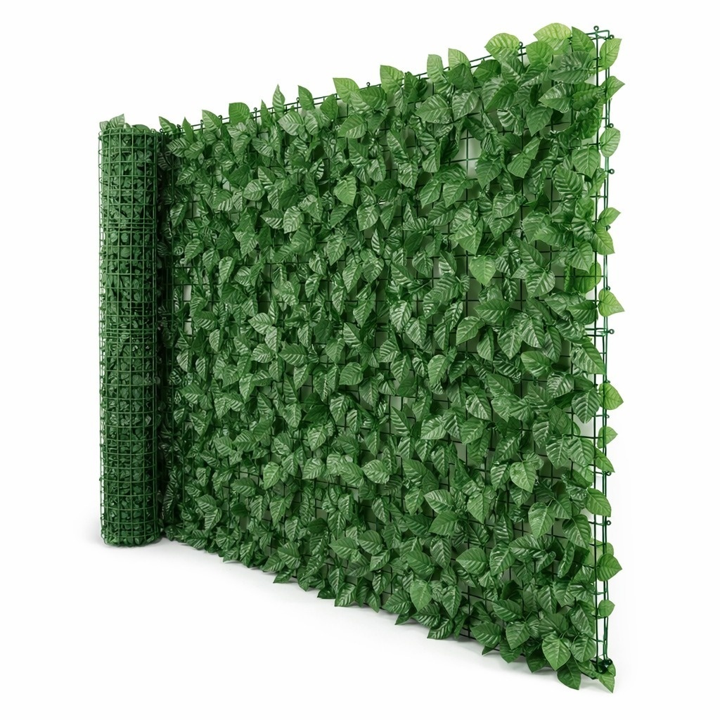 Muro Inglês Jardim Vertical 2m x 1m Hera Artificial Decorativa
