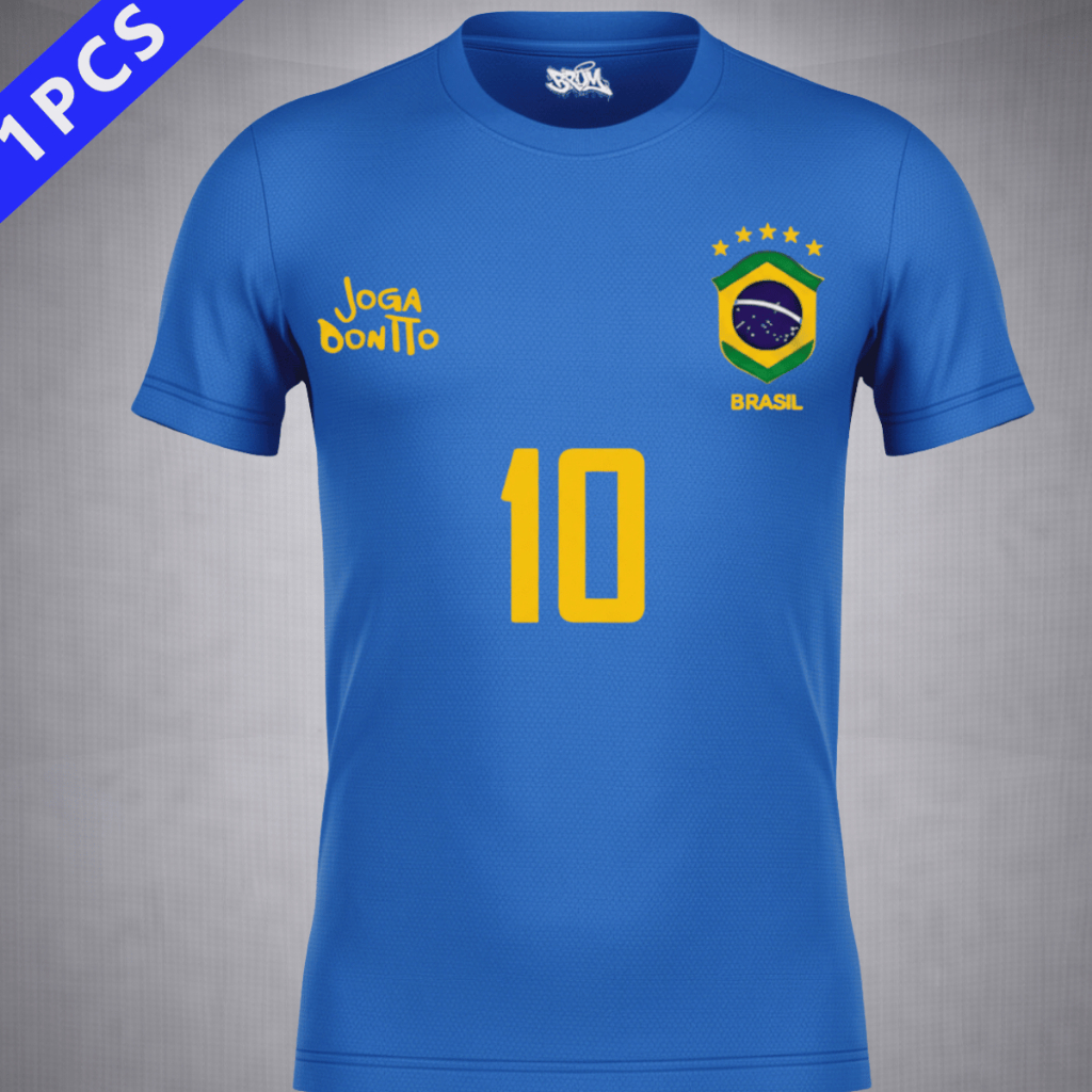 Camisa Masculina Academia Dry Fit Brasil Torcida Futebol Hexa Camiseta Dry Fit Brasil Copa Fitness