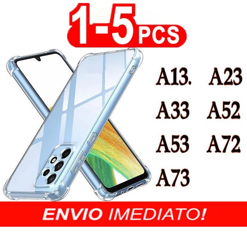 Capa transparente capinha TPU Anti Shock Impacto samsung A13 A23 A33 A53 A52 A72 A73