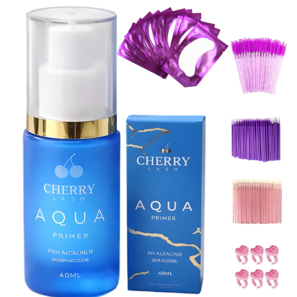 Aqua Primer Cherry Lash Para Cilios 40ml Ph Alcalino
