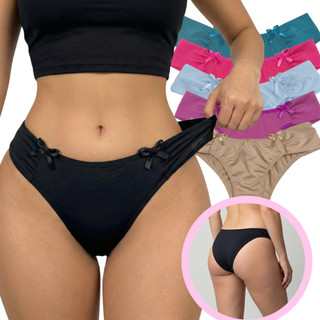 Kit Calcinhas Microfibra Plus Size Asa Delta Conforto Tanga
