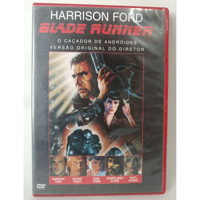 DVD Blade Runner O Caçador de Andróides Versão Original do Diretor filme Harrison Ford raridade clássico colecionador