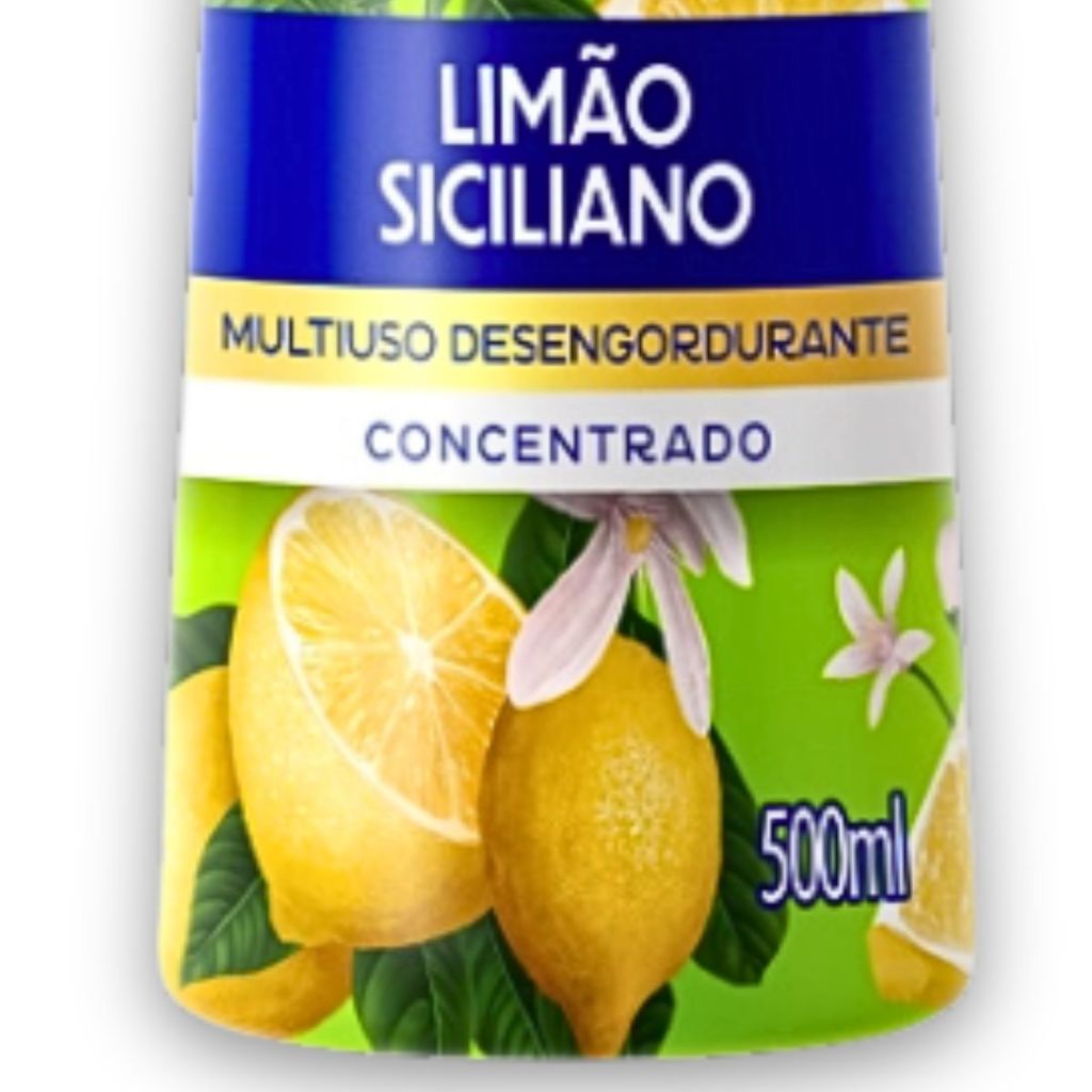 Kit 3un Multiuso 500ml Limão Siciliano Uau Superfícies e Utensílios · foto 2