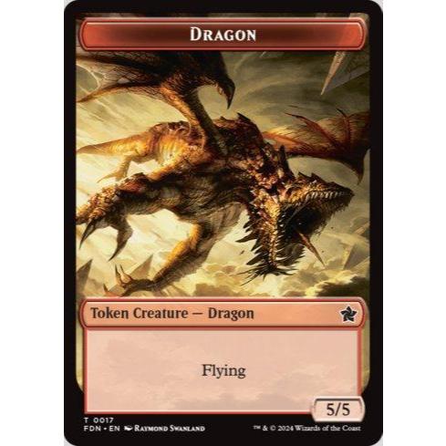 Token Dragão - - Magic The Gathering