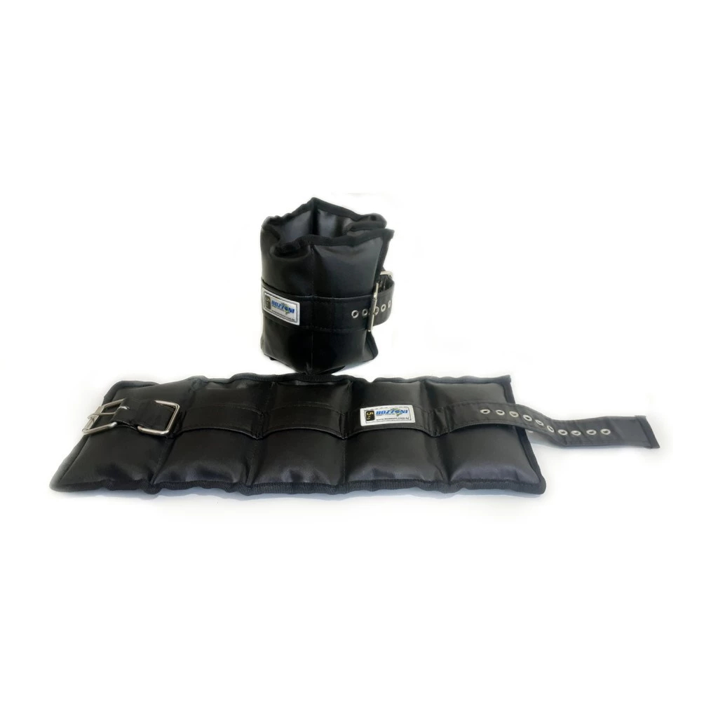 Par Caneleira Tornozeleira Peso 5kg Profissional Academia Exercício Fisioterapia