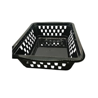 Cesto Cestinha Organizadora Multiuso Transporta Tudo Preto, Incolor, Branco  | 2.300ml  26cmX19cmX7cm