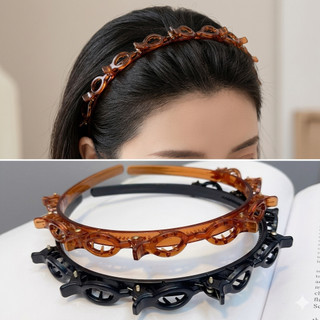 Tiara de Plástico com Presilhas Embutidas – Praticidade e Estilo no Dia a Dia