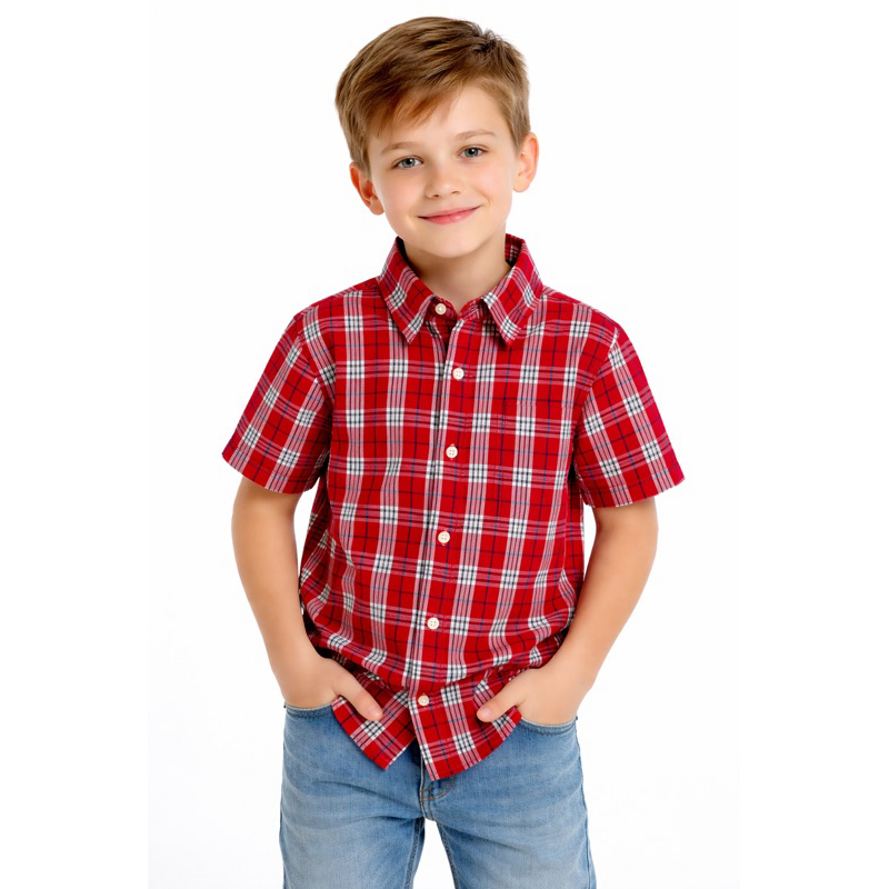 Camisa infantil xadrez menino festa aniversário arraiá São João quadrilha