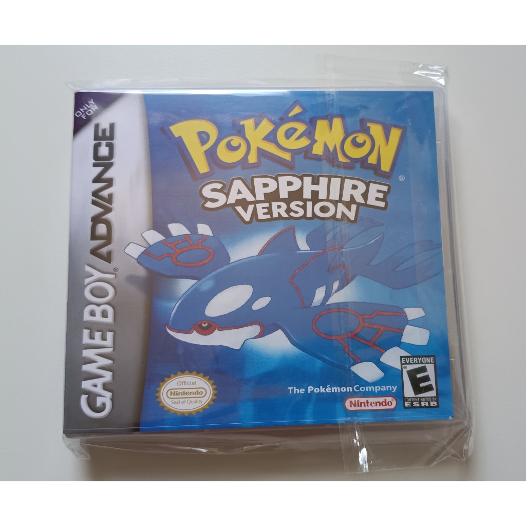 Cartucho Jogo Pokémon Sapphire Version Para 	Game Boy Advance