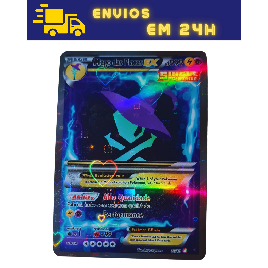 Cards Foil (Brilhantes) Personalizados Frente e trás com a sua imagem