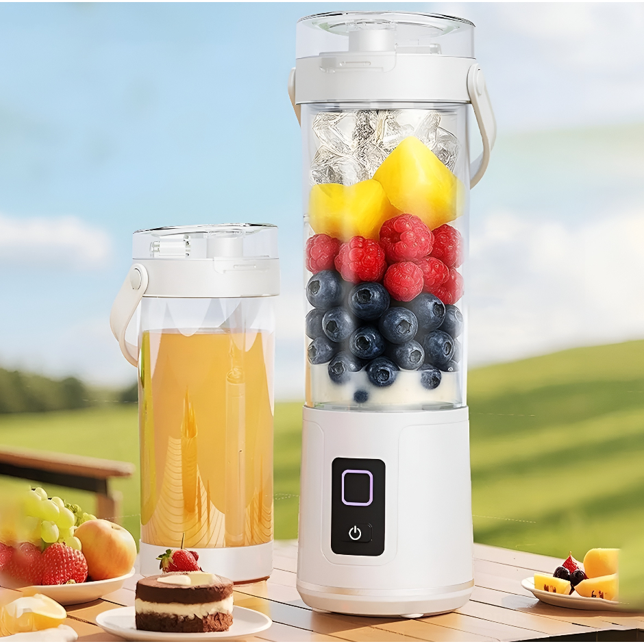 Mini Liquidificador Premiun Portátil Shake 6 Laminas + Cabo USB Liquidificador Potênte Casa Cozinha