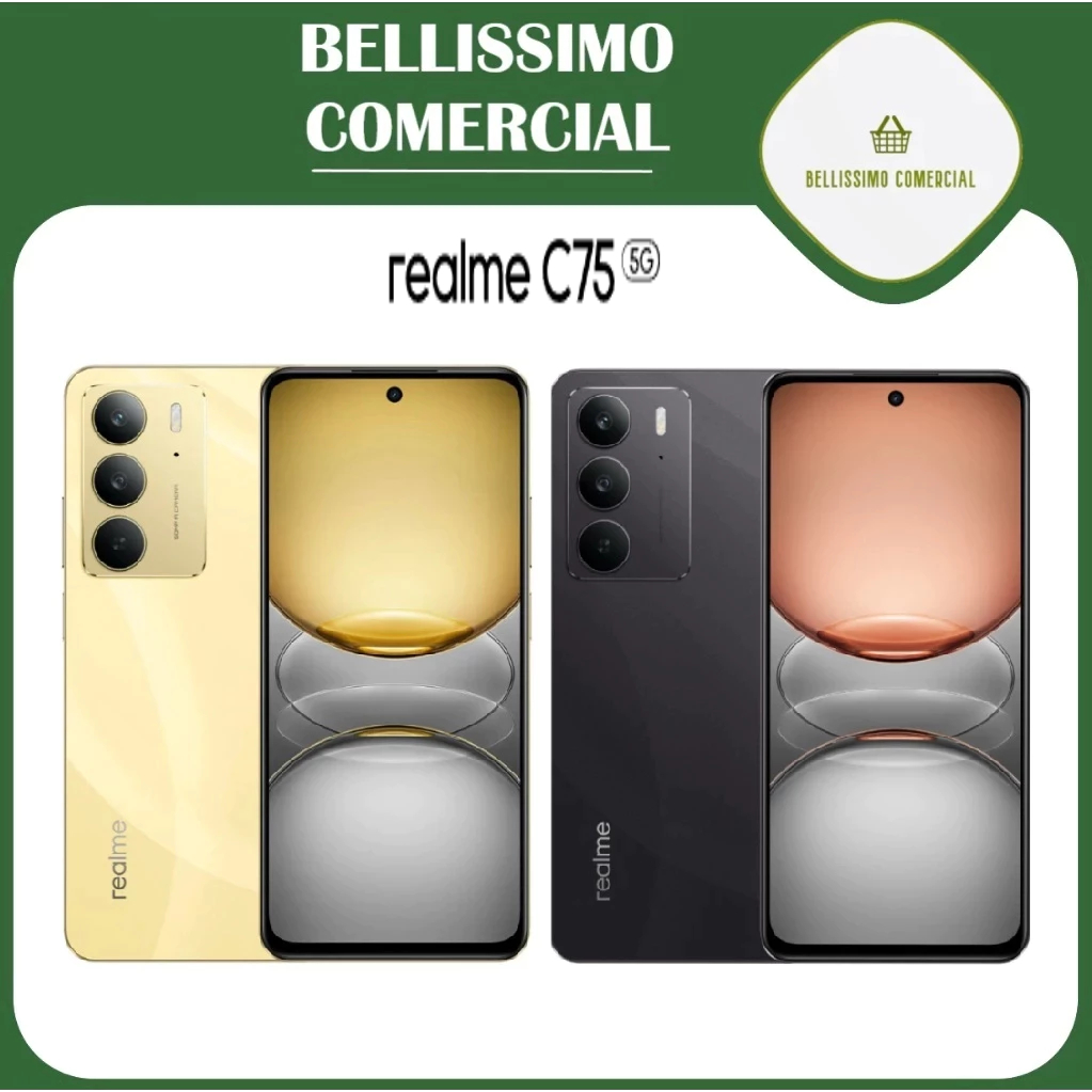 Celular Smartphone Realme C75 Dual SIM 5G 256GB