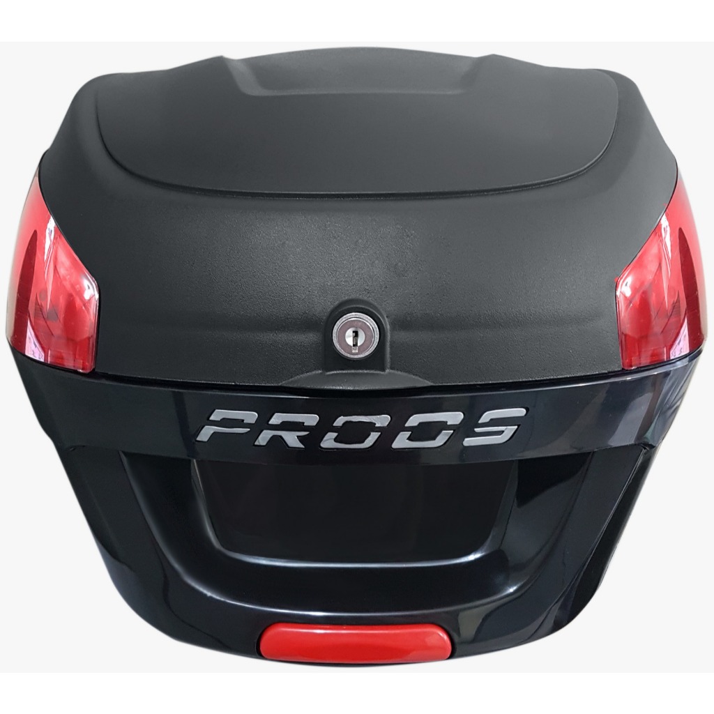 Baú Bauleto para moto Awa Proos 29 Litros Original com Base Para Fixação com Engate Rápido Removível
