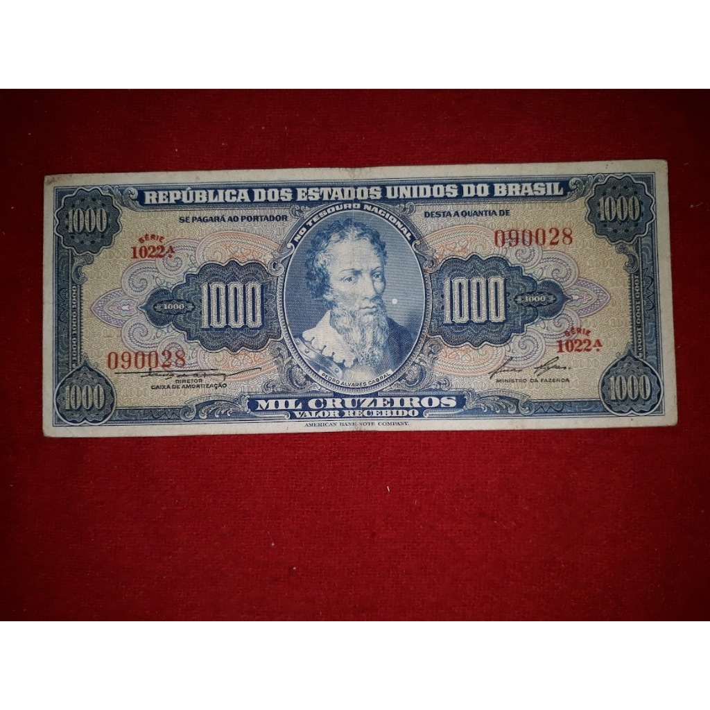 Cedula C 052 1000 Cruzeiros 1958 - MBCSOB