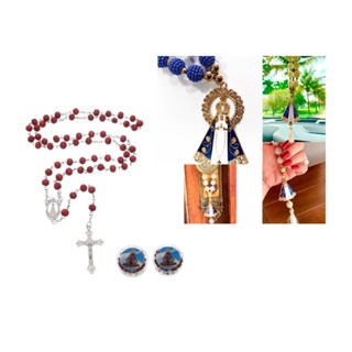 Kit Com Terços Perfumados Nossa Senhora Aparecida = Envio Imediato em Oferta na Shopee