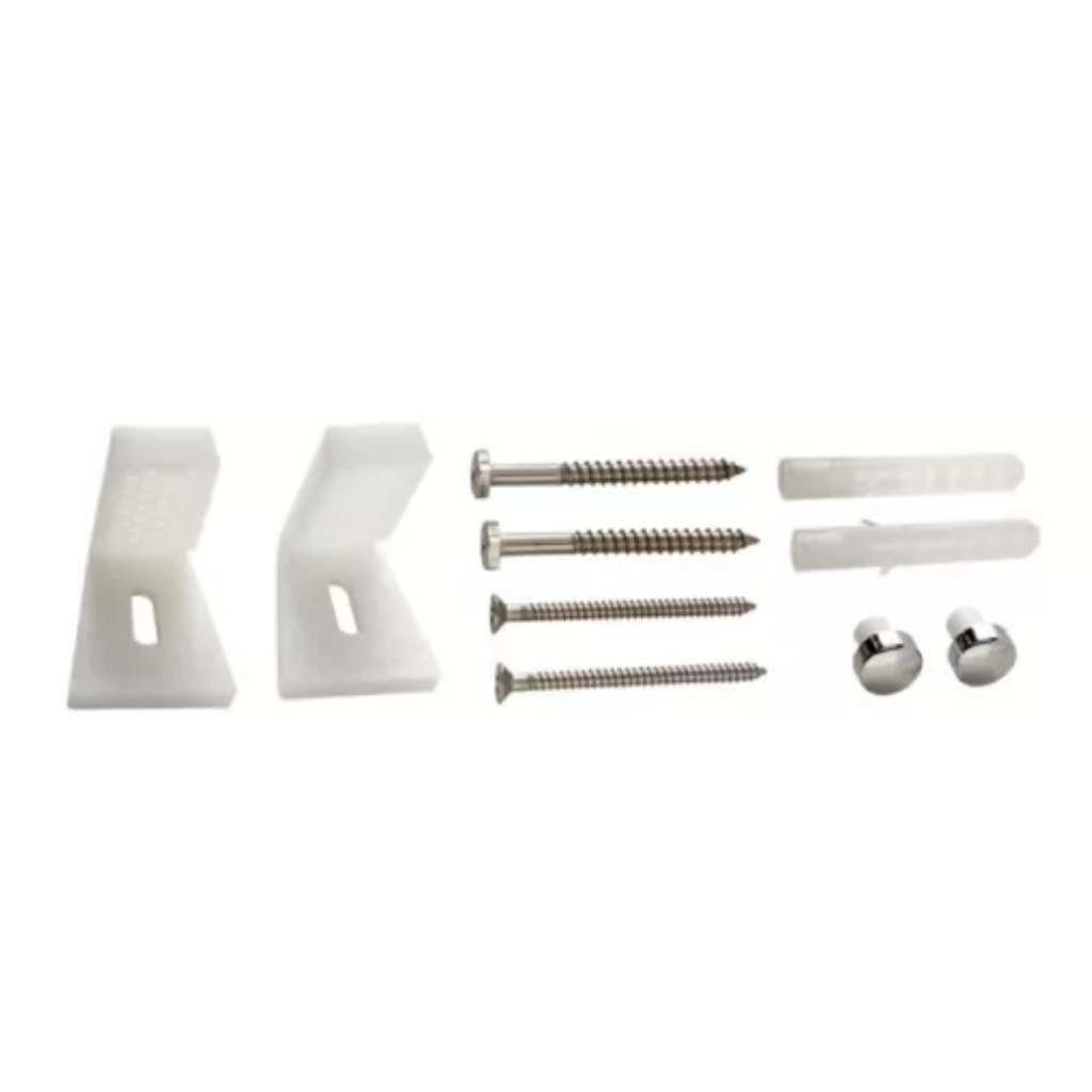 Kit Parafuso Fixador Lateral Blukit P/ Bacia e Bidê Cromado