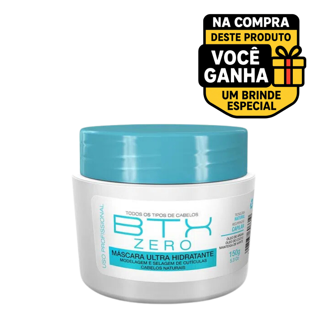 Btx Zero Forever Liss Máscara Ultra Hidratante 150g em Oferta na Shopee