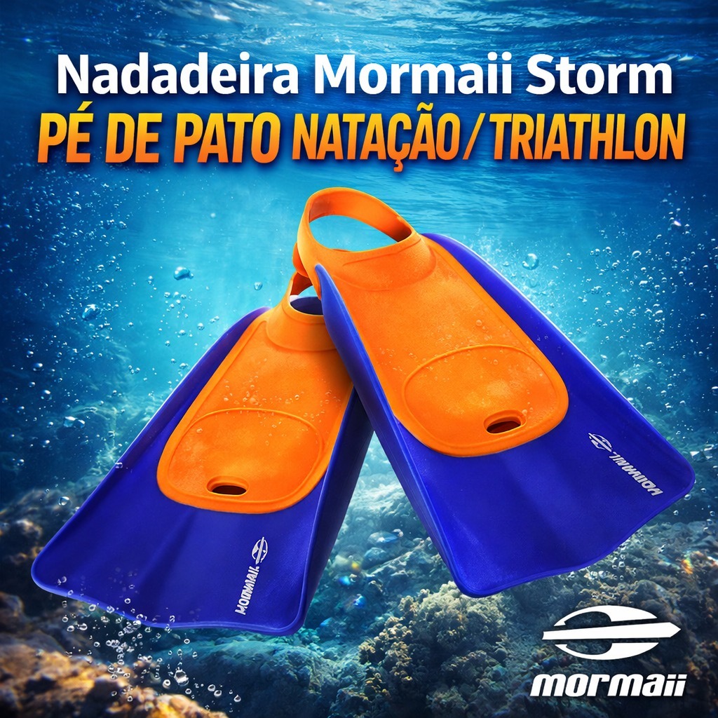 Nadadeira Mormaii Storm Pé de Pato Unissex