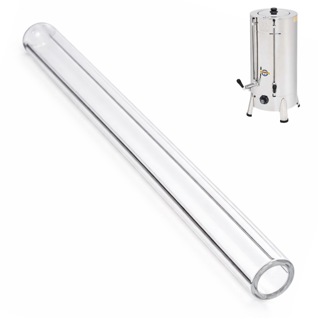 Tubo Vidro Para Cafeteira Universal Monarcha 200mm Vidro