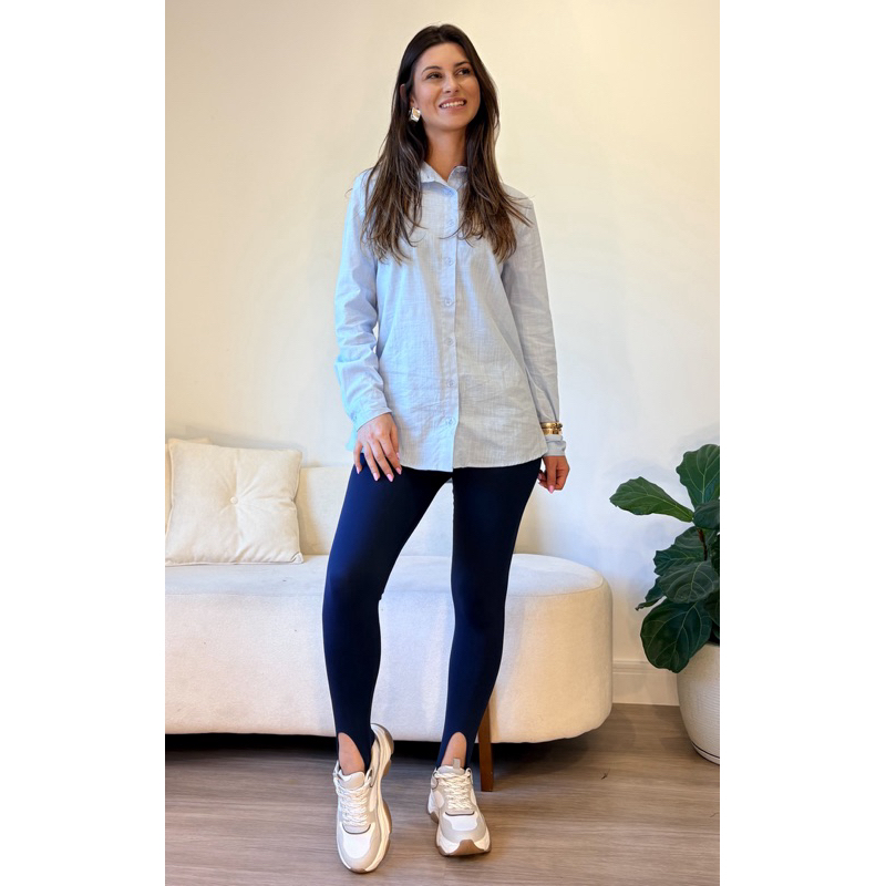 CALÇA LEGGING FUSÔ PEZINHO EM POLIAMIDA