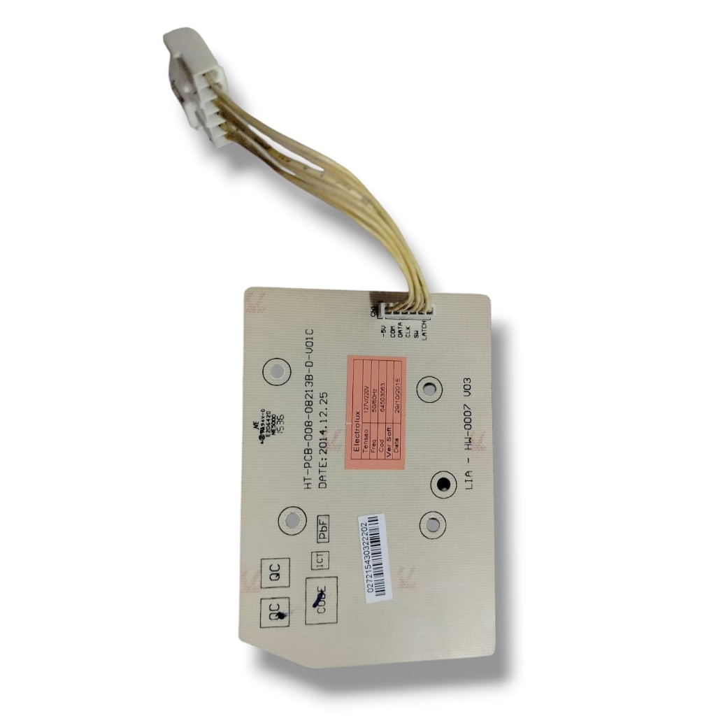 Placa Interface Original Lavadora Electrolux Lt12b  64503063