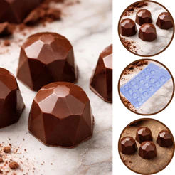 1~5 Forma Simples Bombom Diamante P511 Porto (CHOCO)
