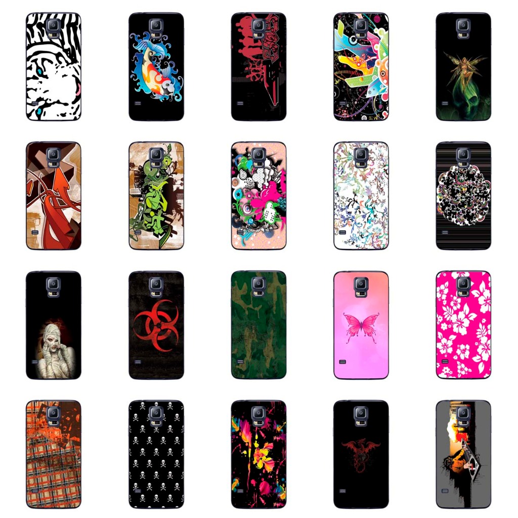 Capa Adesivo Skin047 a 264 Verso Para Samsung Galaxy S5 New Edition (SM-G903)