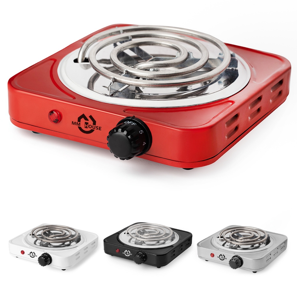 Fogareiro Elétrico Cooktop Camping 1 Boca 1000 watts 127v ou 220v