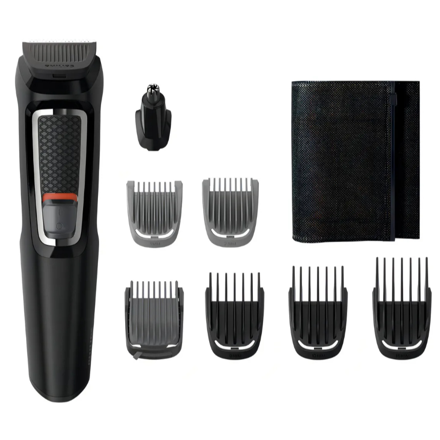 Aparador De Pelos Philips Multigroom 8 Em 1 Mg3730/15 Cor Preto
