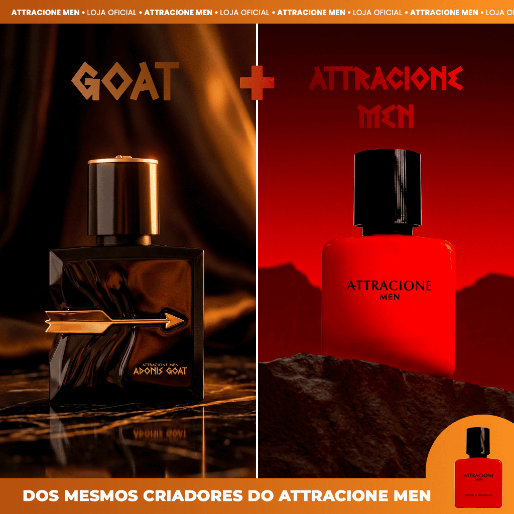 Perfume Attracione Men Kit Adonis Goat e Attracione Men - LANÇAMENTO