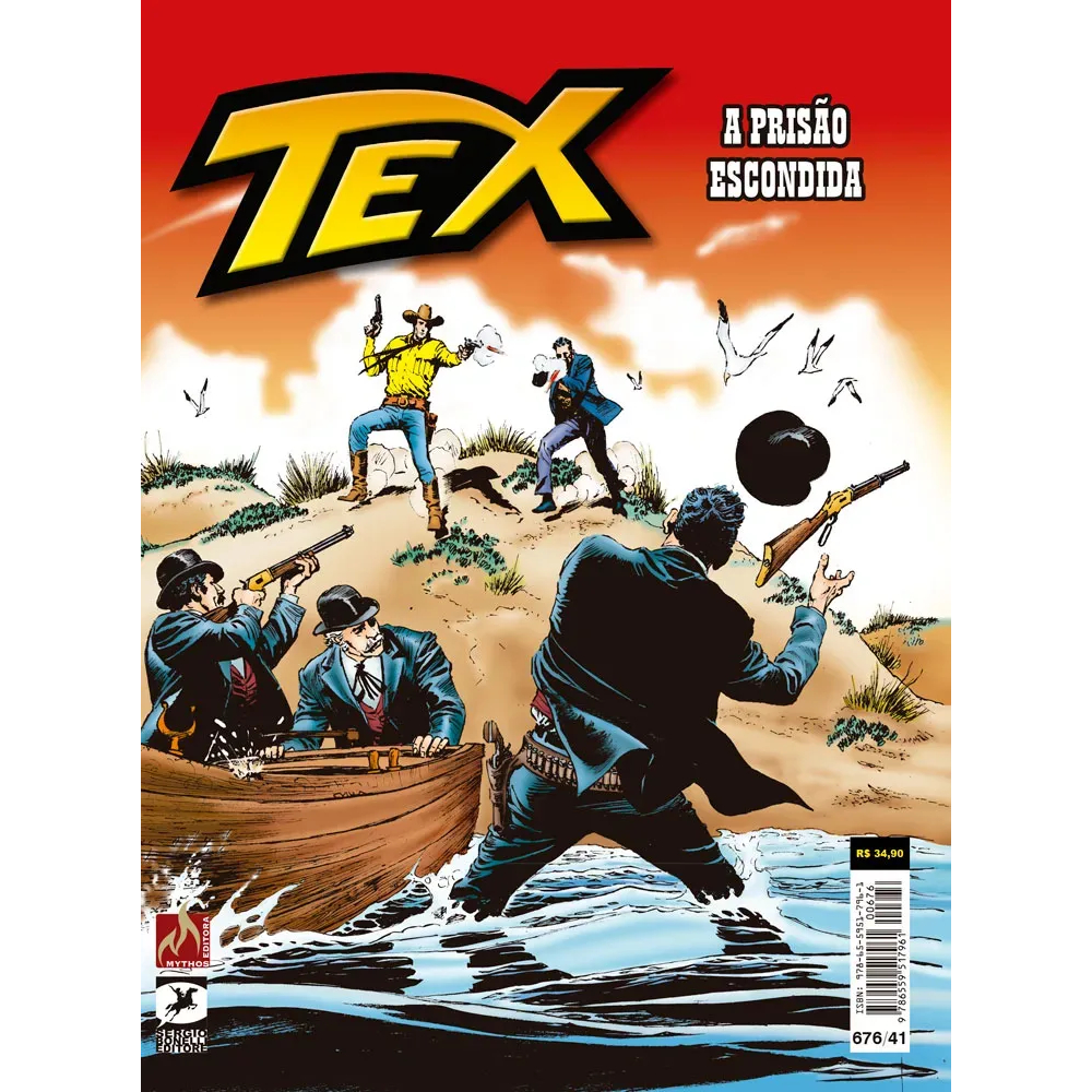 Capa do livro Comics - Tex 676 - por Mauro Boselli - Mythos Editora