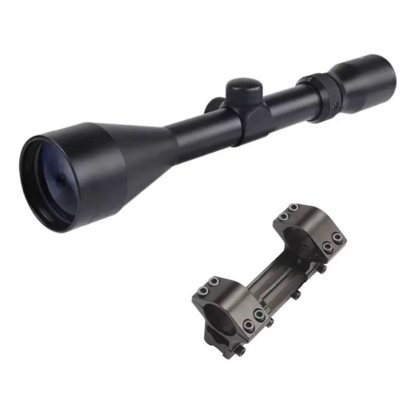 luneta scope monoculo zoom ajustável 3-9x40 com mount único reforçado
