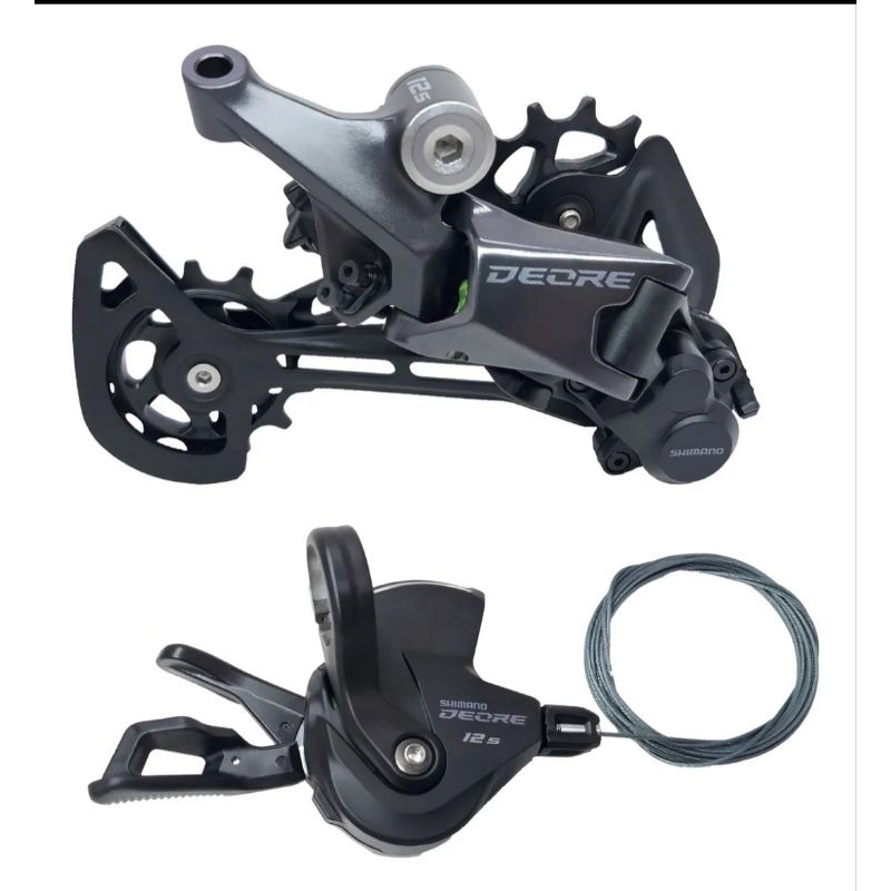 Kit Grupo Original Trocador + Cambio Traseiro Shimano Deore M6100 12 velocidades 1x12 12v