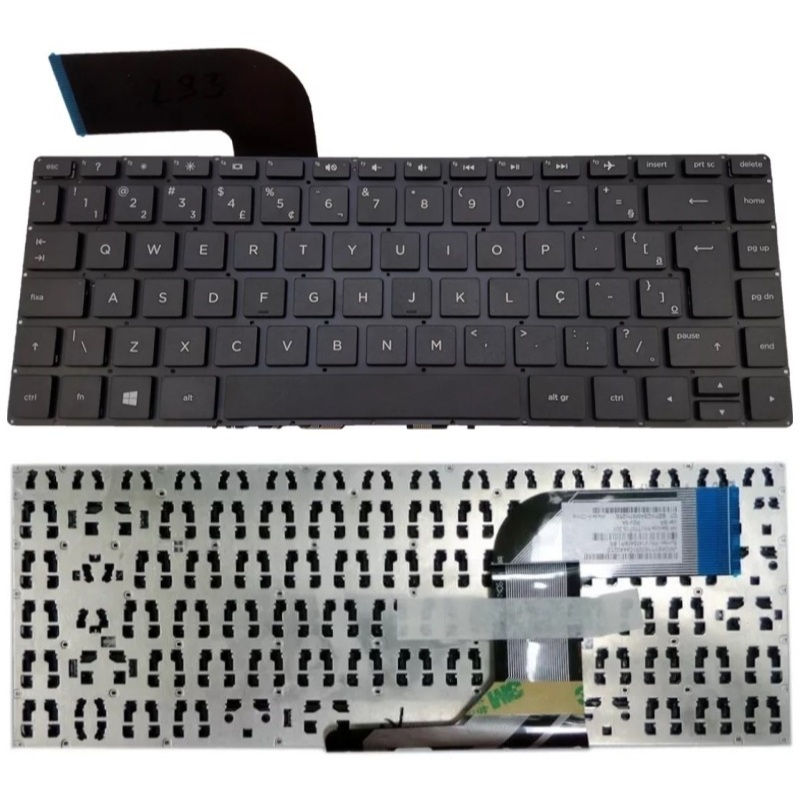 Teclado Para Notebook Hp Pavilion 14-v214tx 773713-201 Abnt2
