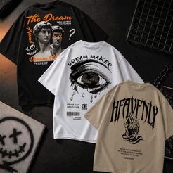 Kit 3 Camisetas Masculina Moda Streetwear Blusa Tendencia Malha Premium Lançamento
