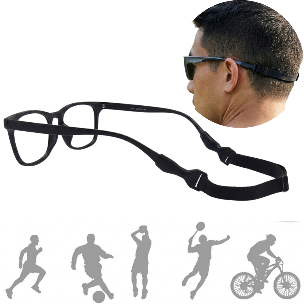 Cordão Para Óculos Ajustavel Esporte Cordinha Corda Corrente Oculos Esportiva