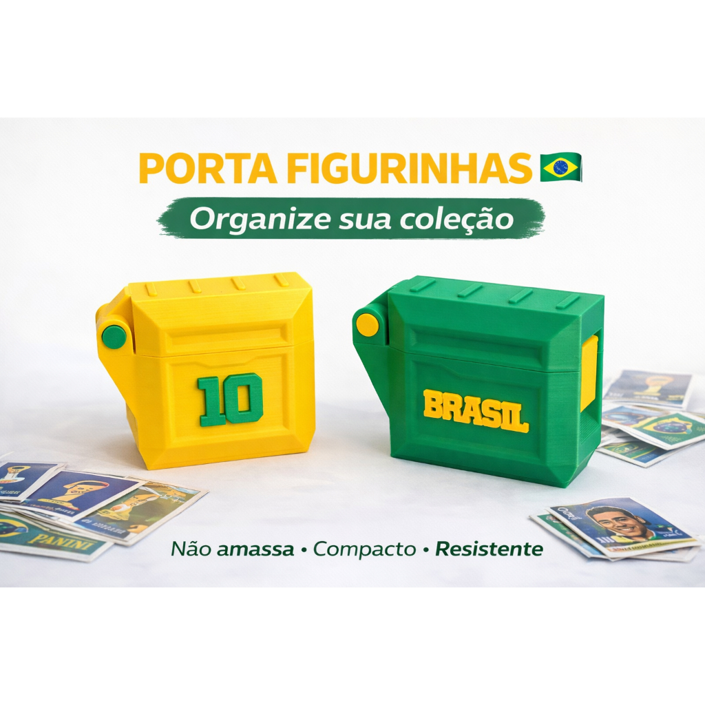 Porta Figurinhas, Figurinhas Copa, Organizador Figurinhas, Caixa Figurinhas, Porta Cards Futebol, Álbum Copa............