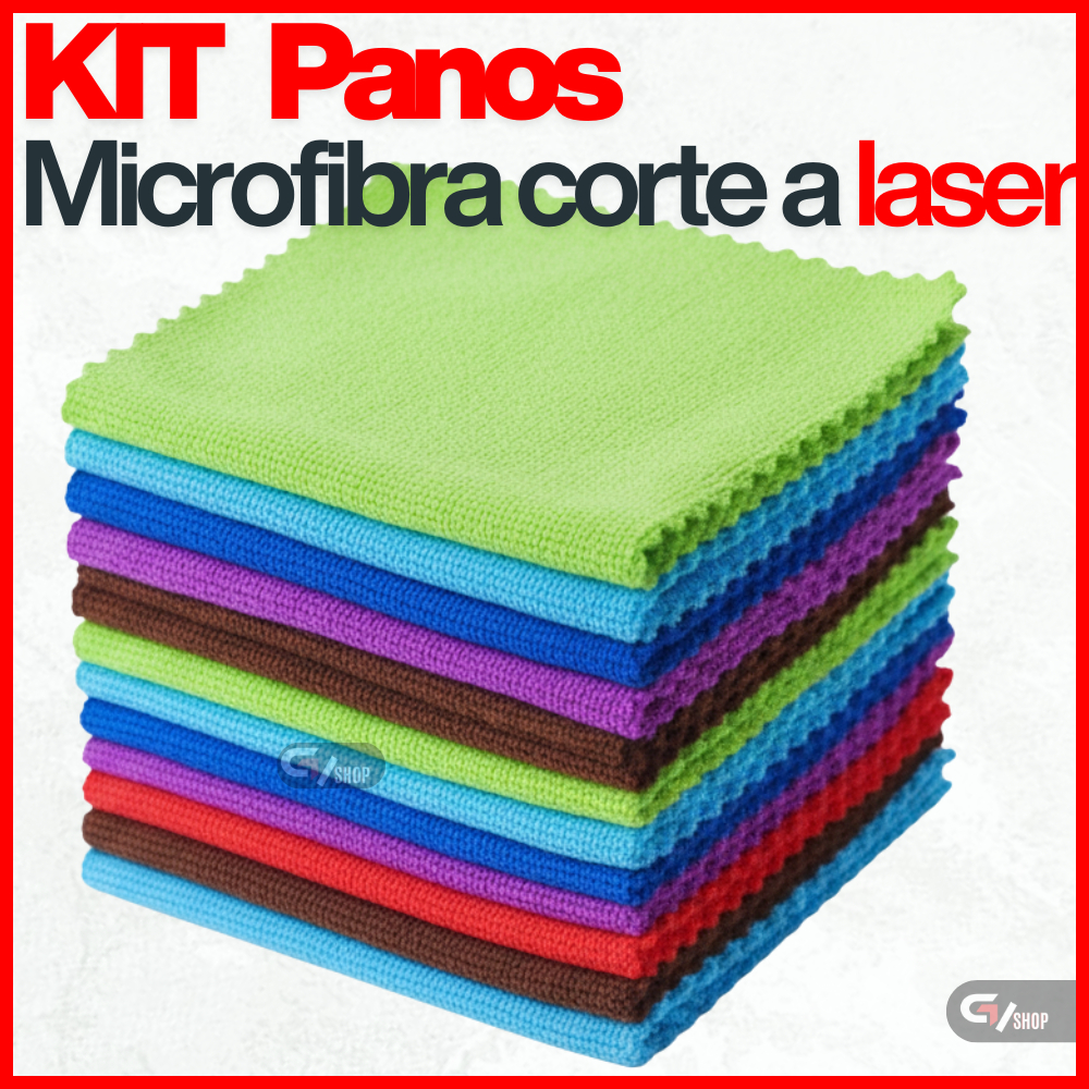 Panos De Limpeza Microfibra Alta absorção Multiuso Cozinha Carro Casa Vidros