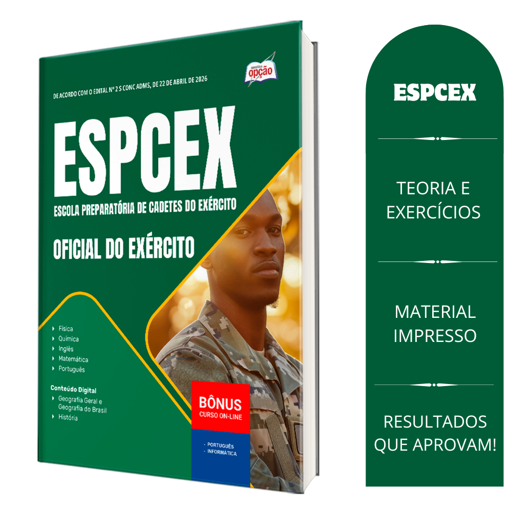 EsPCEx 2026 - Apostila de Oficial do Exército