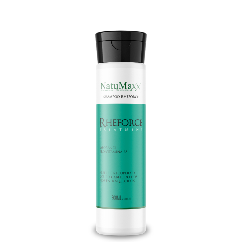 Shampoo de Tratamento Antiqueda, Caspa e Crescimento Rheforce Natumaxx 300ml - Com Jaborandi e Pró-Vitamina B5