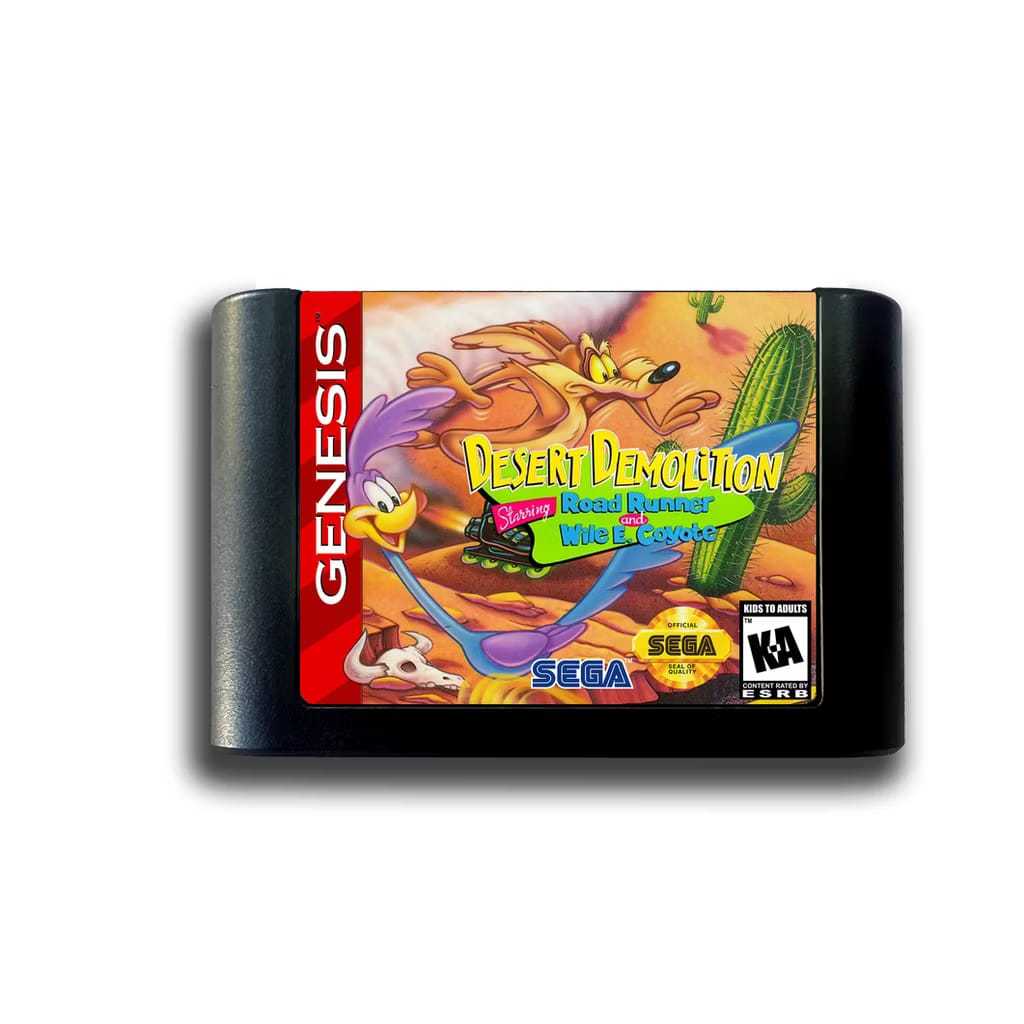 Desert Demolation Mega Drive Jogo Novo de Alta Qualidade