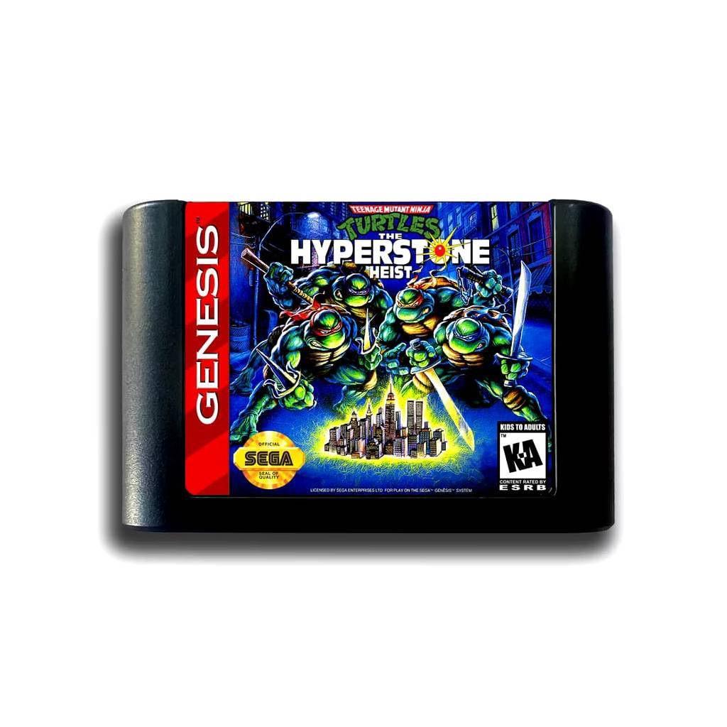 Teenage Mutant Ninja Turtles: The Hyperstone Heist (Tartarugas Ninjas) Mega Drive Jogo Novo de Alta Qualidade