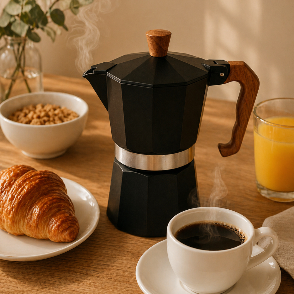Cafeteira Italiana de Alumínio Black Wincy -  300ml / 450ml