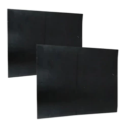 Par Apara Barro Carreta Borracha Preta 60x50cm Reforçado Liso Universal Caminhão