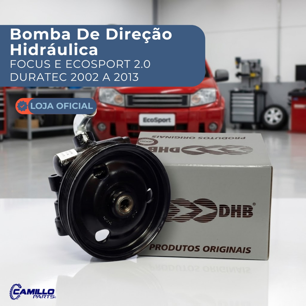 Bomba Direção Hidráulica Ford Ecosport Focus 2.0 Duratec 2002 a 2012 DHB Original