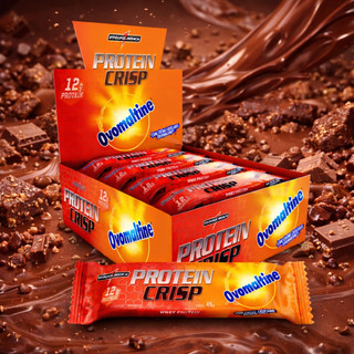 Kit 12/6/3 Unidades Barra Proteica Crisp Bar Integralmedica 45g Whey