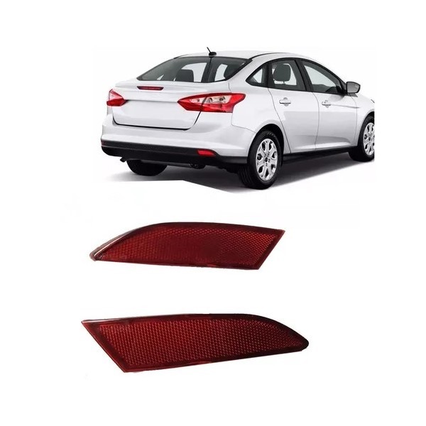 DEFLETOR PARACHOQUE TRASEIRO FORD FOCUS SEDAN 2014 2015 2016 2017