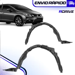 Parabarro Civic 2012 a 2016 Dianteiro Direito ou Esquerdo Unitário Honda Molde Original