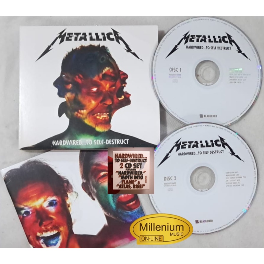 CD Metallica  Hardwired...To Self-Destruct  2016 Original Gravadora Colecionador Ótimo Espaço
