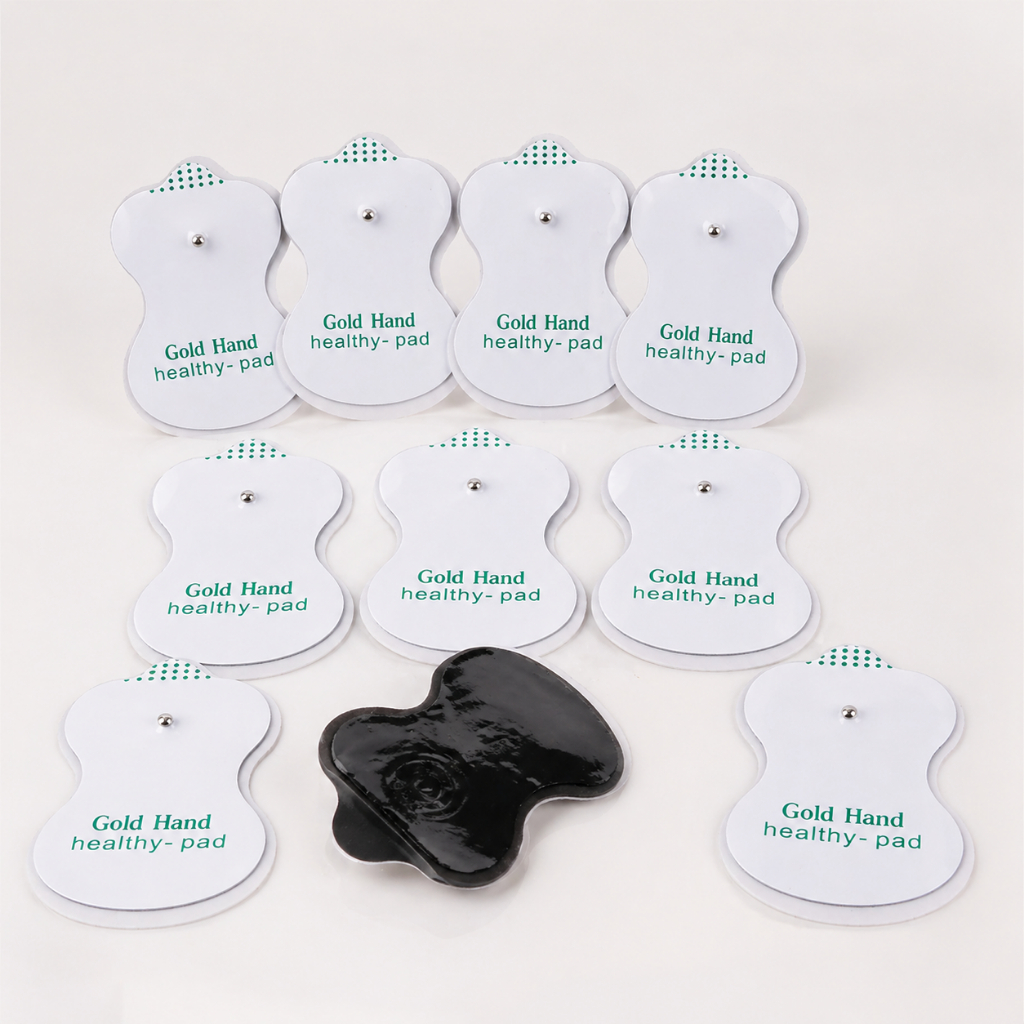 Eletrodo Adesivo Massagem Fisioterapia Tens Fes 10 kit Unidades silicone gel Autolante  universal